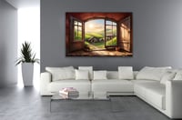 لوحة شرفة الامل-لوحات طبيعة.