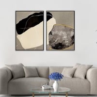 لوحة الاكليل لوحات جدارية بيج واسود