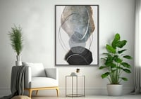 لوحة جدارية تجريدية رقم F23-27