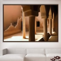 لوحة ساحة القصر-لوحات تراثية.