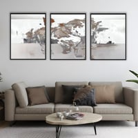 لوحة مقبلة-لوحة خيول عربية-فن تجريدي.