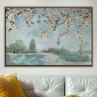 لوحة طريق الغابة-لوحة طبيعة.