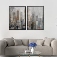 لوحة إطلالة مدينة لوحات جدارية فخمة 28