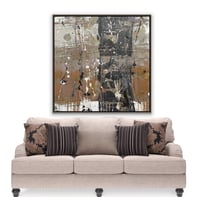 لوحة جدارية تجريدية رقم F23-195