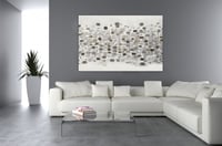 لوحة جدارية تجريدية رقم F23-163-2