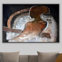 لوحة الصامتة-لوحة تجريدية تعبيرية