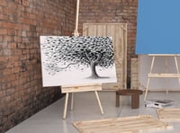 لوحة أنغام-رسم تجريدي من الطبيعة.