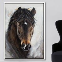 لوحة الجامح لوحات جدارية خيل بني.