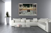 لوحة إطلالة الحرم-لوحات اسلامية.