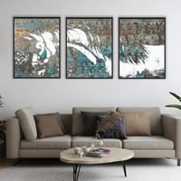 لوحة زاهية-لوحة خيل فخمة.