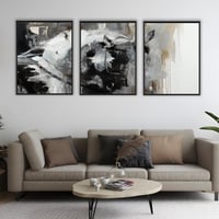 ليلة الحرب-لوحة خيل أسود فن تجريدي.