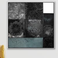 لوحة تجريدية مربعات.