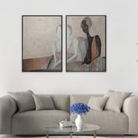 لوحة الأميرة لوحات جدارية تجريدية