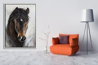 لوحة الجامح لوحات جدارية خيل بني.