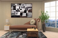 لوحة جدارية تجريدية رقم F23-96