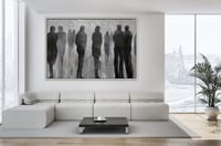 لوحة جدارية تجريدية رقم F23-104