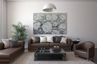 لوحة تناثر زهور-لوحات جدارية ورد.