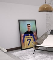 لوحة كرستيانو النصر-لوحات لعيبة كرة قدم.