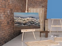 لوحة تموج تجريدية