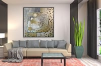 لوحة جدارية تجريدية رقم F23-164