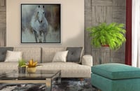 مهرة-أجمل لوحات جدارية خيل.