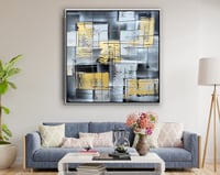 لوحة جدارية تجريدية رقم GMN136