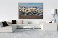 لوحة تموج تجريدية