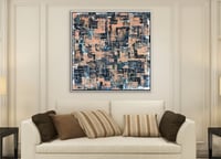 لوحة جدارية تجريدية رقم GMN172