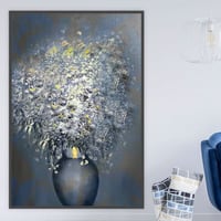 لوحة غموض-لوحات جدارية ورد-فن تجريدي.