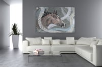 أفخم لوحات جدارية خيل بأسلوب مميز .