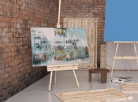 لوحة جدارية تجريدية رقم GMN183