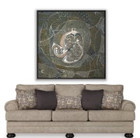 لوحة جدارية تجريدية رقم F23-136