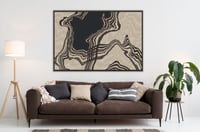 لوحة جدارية تجريدية رقم F23-49