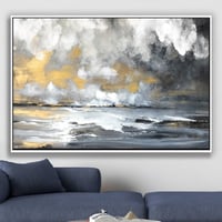 لوحة ضوء الغروب-لوحات طبيعة تجريدية.