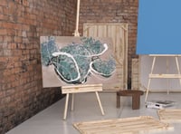 لوحة جدارية تجريدية رقم GDN19