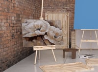 لوحة اللوجين-لوحات جدارية ورد.