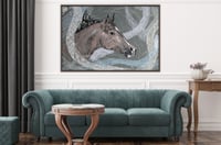 أفخم لوحات جدارية خيل بأسلوب مميز .