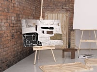 لوحة جدارية تجريدية رقم F23-91