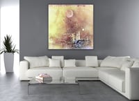 لوحة جدارية تجريدية رقم F23-190