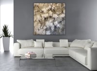 لوحة إيقاع الزهور-لوحات جدارية ورد .