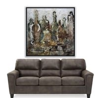 لوحة جدارية تجريدية رقم F23-98