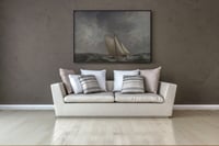 لوحة تلاطم الموج-لوحات طبيعة.