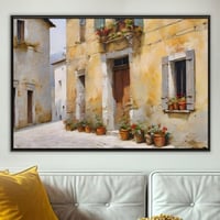 لوحة الجار القديم-لوحات جدارية تراثية -بيوت طين.