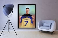 لوحة كرستيانو النصر-لوحات لعيبة كرة قدم.