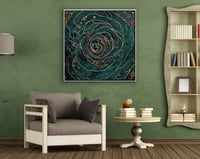 لوحة توهج-لوحات جدارية ورد.