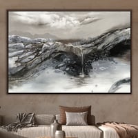 لوحة جدارية تجريدية رقم F23-142