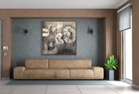 لوحة ميلان الزهر-لوحات جدارية ورد.