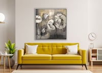 لوحة ميلان الزهر-لوحات جدارية ورد.