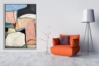 لوحة تجريدية الوان