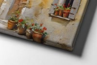 لوحة الجار القديم-لوحات جدارية تراثية -بيوت طين.